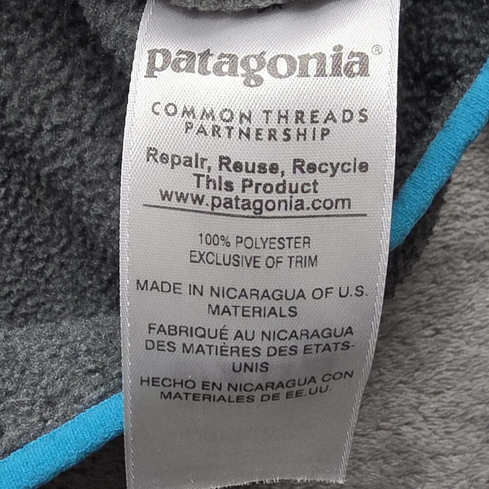 Patagonia Sweater Women's Lightweight Synchilla Snap-T Fleece Pullover 2XS Gray - Picture 3 of 7